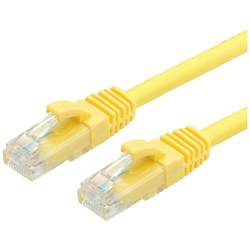 Value 21.99.1431 RJ45 síťové kabely, propojovací kabely CAT 6A U/UTP 1.00 m žlutá nestíněný 1 ks