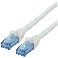 Roline 21.15.2760 RJ45 síťové kabely, propojovací kabely CAT 6A U/UTP 0.50 m bílá nestíněný, bez halogenů, samozhášecí 1 ks