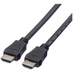 Value HDMI kabel Zástrčka HDMI-A, Zástrčka HDMI-A 3.00 m černá 11.99.5733 4K UHD, stíněný HDMI kabel