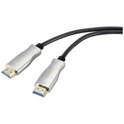 SpeaKa Professional HDMI kabel Zástrčka HDMI-A, Zástrčka HDMI-A 50.00 m černá SP-9019356 4K UHD, stíněný HDMI kabel