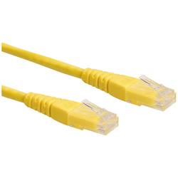 Roline 21.15.1512 RJ45 síťové kabely, propojovací kabely CAT 6 U/UTP 0.30 m žlutá nestíněný 1 ks