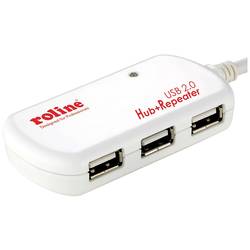 Roline USB 2.0 hub bílá