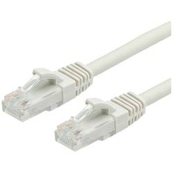 Value 21.99.0202 RJ45 síťové kabely, propojovací kabely CAT 6 U/UTP 2.00 m šedá nestíněný, bez halogenů, samozhášecí 1 ks