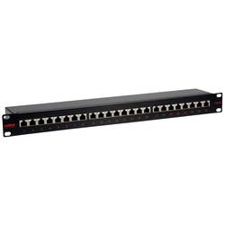 Roline 24 portů síťový patch panel 483 mm (19) CAT 5e 1 U černá