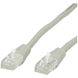 Value 21.99.0903 RJ45 síťové kabely, propojovací kabely CAT 6 U/UTP 3.00 m šedá nestíněný 1 ks