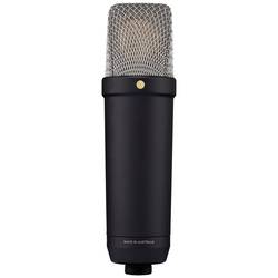 RODE Microphones NT1 5th Generation Black na stojanu vokální mikrofon Druh přenosu:kabelový vč. pavouka, vč. kabelu, vč. tašky XLR, USB-C® kabelový