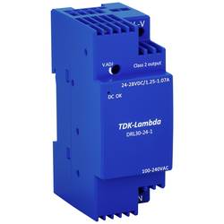 TDK-Lambda DRL30-24-1 síťový zdroj na DIN lištu, 24 V, 1.25 A, 30 W