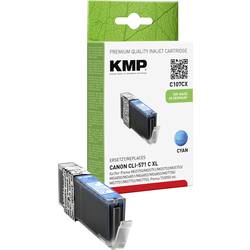 KMP Ink náhradní Canon CLI-571C XL kompatibilní azurová C107CX 1569,0003