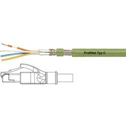 Helukabel 806414 RJ45 síťové kabely, propojovací kabely CAT 5e SF/UTP 10.00 m zelená krytí PUR, stínění pletivem, fóliové stínění, flexibilní vnitřní vodič 1 ks