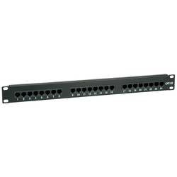 Value 24 portů síťový patch panel 483 mm (19) CAT 5e 1 U černá