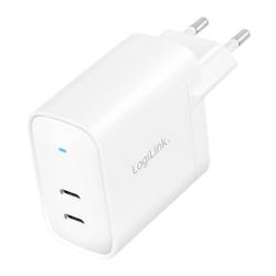 LogiLink PA0283 USB nabíječka vnitřní, do zásuvky (230 V) USB-C® zásuvka (nabíjení) Počet výstupů: 2 x USB Power Delivery (USB-PD)