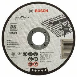 Bosch Accessories 2608603488 2608603488 řezný kotouč rovný 125 mm 1 ks ocel