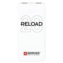 Skross Reload 20 powerbanka 20000 mAh Li-Ion bílá Indikátor stavu