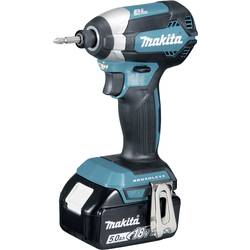 Makita DTD153RTJ DTD153RTJ aku rázový utahovák 170 Nm 18 V Počet přibalených akumulátorů 1 5 Ah Li-Ion akumulátor, kufřík