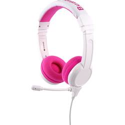 onanoff BuddyPhones® Sluchátka On Ear kabelová, BP-SCHOOLP-PINK, růžová