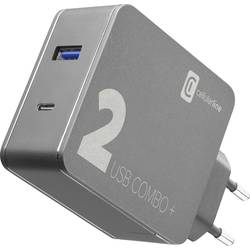 Cellularline neu USB nabíječka do zásuvky (230 V) USB 2.0 zásuvka A, USB-C® zásuvka Počet výstupů: 2 x