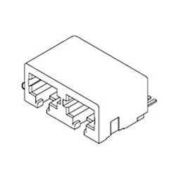 Molex Cat 3 Mod Jack/Plug 441930003 zásuvka černá 1 ks