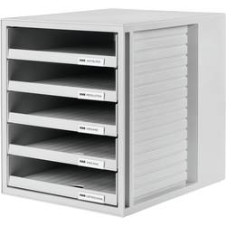 HAN SCHRANK-SET 1401-11 box se zásuvkami světle šedá DIN A4 Počet zásuvek: 5