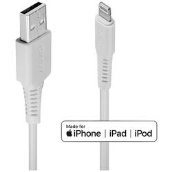 LINDY USB kabel USB 2.0 USB-A zástrčka, Apple Lightning konektor 3.00 m bílá 31328