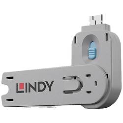 LINDY Klíč k portu USB-A Schloss / Zutrittskontrolle modrá 40622