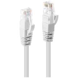 LINDY 48091 RJ45 síťové kabely, propojovací kabely CAT 6 U/UTP 0.50 m bílá 1 ks