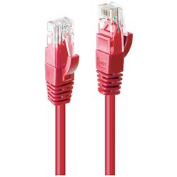 LINDY 48031 RJ45 síťové kabely, propojovací kabely CAT 6 U/UTP 0.50 m červená 1 ks