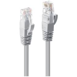 LINDY 48000 RJ45 síťové kabely, propojovací kabely CAT 6 U/UTP 0.30 m šedá 1 ks