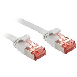 LINDY 47550 RJ45 síťové kabely, propojovací kabely CAT 6 U/FTP 0.30 m šedá 1 ks