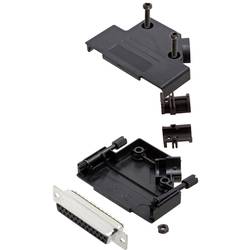 TRU COMPONENTS TCD45PKP25DMSK 7709020 sada D-SUB zásuvková lišta 45 ° Pólů: 25 pájecí kalíšek 1 ks