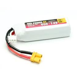 Red Power 15404 akupack Li-Pol (modelářství), 7.4 V, 650 mAh, 25 C, Softcase, XT30