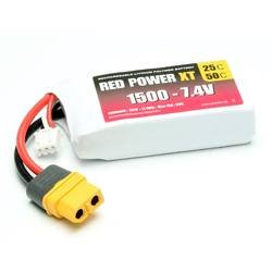 Red Power 15414 akupack Li-Pol (modelářství), 7.4 V, 1500 mAh, Softcase, XT60