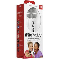 IK Multimedia iRig Voice ruční vokální mikrofon Druh přenosu:kabelový na mikrofon (jack 3,5 mm), na mikrofon (jack 6,3 mm) kabelový