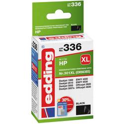 Edding Ink náhradní HP 301XL, CH563EE kompatibilní černá EDD-336 18-336