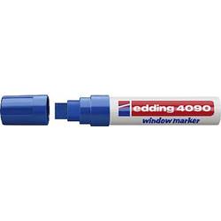 Edding 4090 4-4090003 křídový popisovač modrá 4 mm, 15 mm