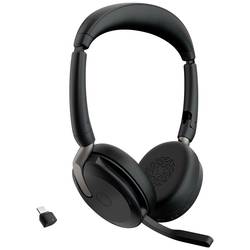 Jabra Evolve2 65 Flex Link380c UC Sluchátka On Ear Bluetooth®, 26699-989-899, stereo, černá, Potlačení hluku