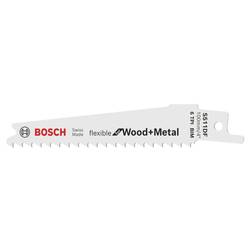 Bosch Accessories 2608657723 Pilový plátek do pily ocasky S 511 DF - Flexible for Wood and Metal Délka řezacího listu 100 mm 5 ks