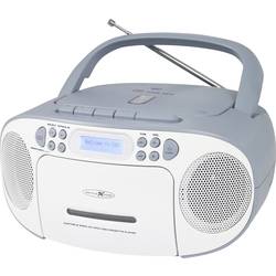 Reflexion RCR2260DAB/BL CD-rádio DAB+, FM, DAB AUX, CD, kazeta, USB bílá, modrá