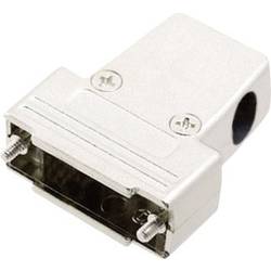 MH Connectors MHTRI-M-15-K 6550-0100-02 D-SUB pouzdro Pólů: 15 plast, pokovený 180 °, 45 °, 45 ° stříbrná 1 ks