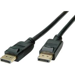 Roline DisplayPort kabel Konektor DisplayPort, Konektor DisplayPort 5.00 m černá 11.04.5813 stíněný Kabel DisplayPort