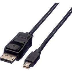 Value DisplayPort kabel Konektor DisplayPort, Mini DisplayPort konektory 5.00 m černá 11.99.5637 stíněný Kabel DisplayPort