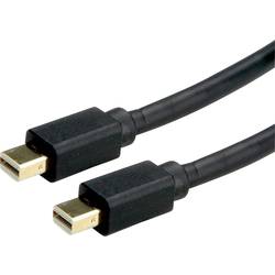 Roline DisplayPort kabel Mini DisplayPort konektory, Mini DisplayPort konektory 1.00 m černá 11.04.5817 stíněný Kabel DisplayPort