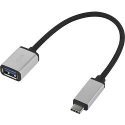 Renkforce USB 3.0 adaptér [1x USB-C® zástrčka - 1x USB 3.2 gen. 1 zásuvka A] RF-USBA-MS-01 0.15 m opletený