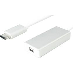 Value USB-C® / Mini-DisplayPort kabelový adaptér USB-C ® zástrčka, Zásuvka Mini DisplayPort 0.10 m stříbrná (metalíza) 12.99.3225 Kabel pro displeje USB-C®