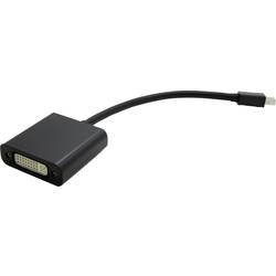Value Mini-DisplayPort / DVI kabelový adaptér Mini DisplayPort konektory, DVI-D 24+1pol. zásuvka 0.15 m černá 12.99.3128 Kabel DisplayPort