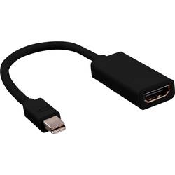 Value Mini-DisplayPort / HDMI kabelový adaptér Mini DisplayPort konektory, Zásuvka HDMI-A 0.15 m černá 12.99.3130 Kabel DisplayPort