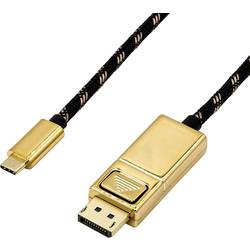 Roline USB-C® / DisplayPort kabelový adaptér USB-C ® zástrčka, Konektor DisplayPort 2.00 m vícebarevná 11.04.5849 Kabel pro displeje USB-C®