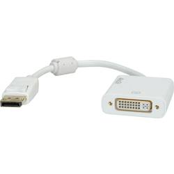 Roline DisplayPort / DVI kabelový adaptér Konektor DisplayPort, DVI-D 24+1pol. zásuvka 0.15 m šedá 12.03.3136 Kabel DisplayPort