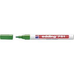 Edding 751 paint marker 4-751004 popisovač na laky zelená 1 mm, 2 mm