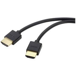 SpeaKa Professional HDMI kabel Zástrčka HDMI-A, Zástrčka HDMI-A 3.00 m černá 8K UHD, flexibilní provedení HDMI kabel SP-11004220