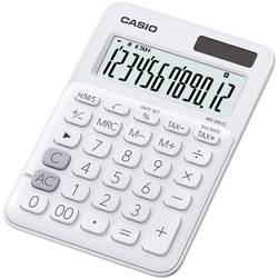 Casio MS-20UC stolní kalkulačka, displej (počet míst) 12, solární napájení, na baterii, bílá